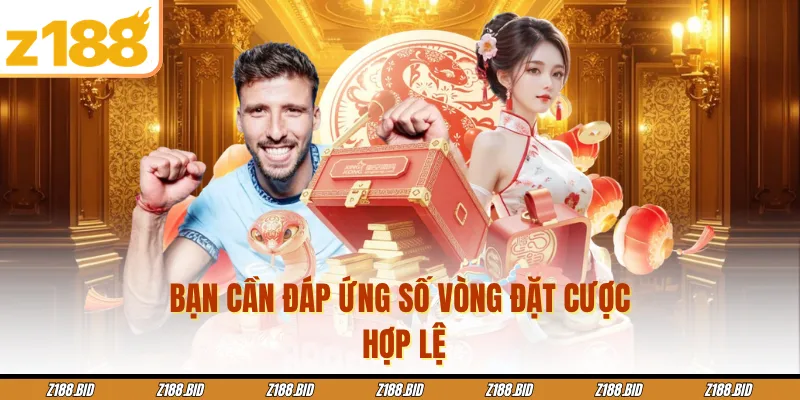 Bạn cần đáp ứng số vòng đặt cược hợp lệ