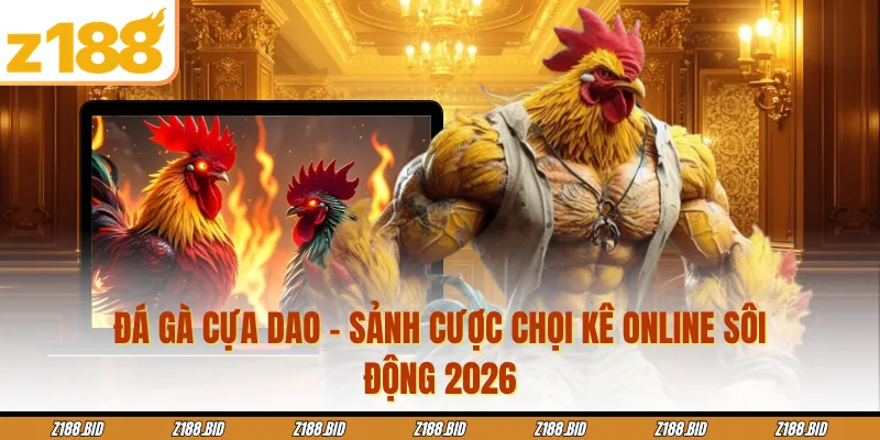 Đá Gà Cựa Dao - Sảnh Cược Chọi Kê Online Sôi Động 2026
